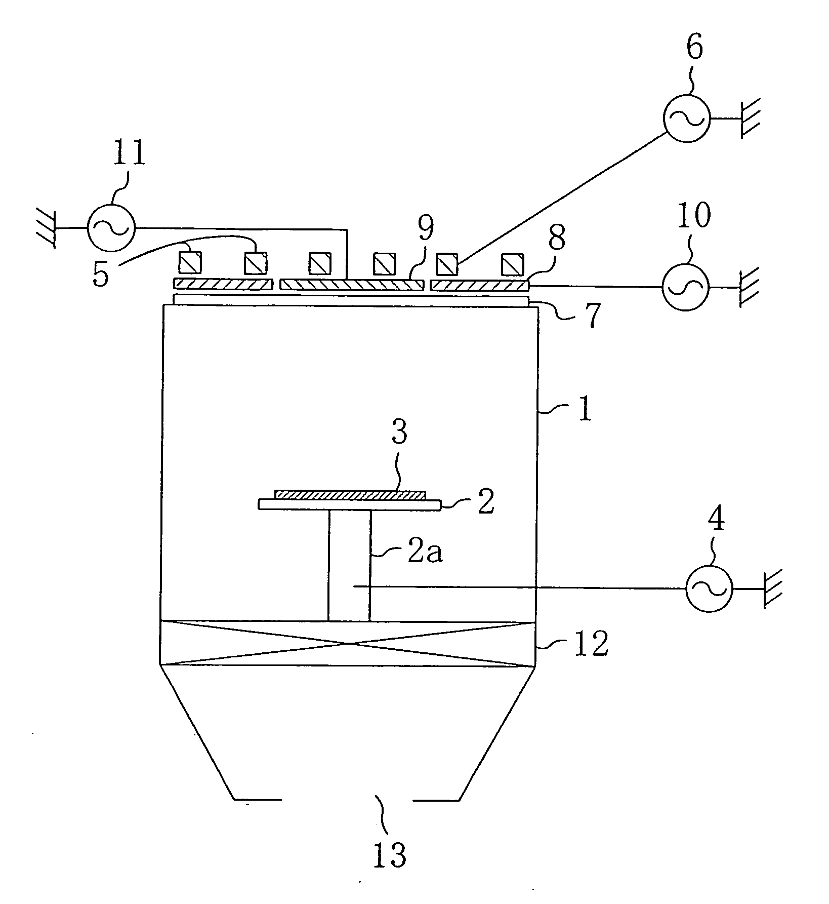 Plasma ethching apparatus and plasma etching process