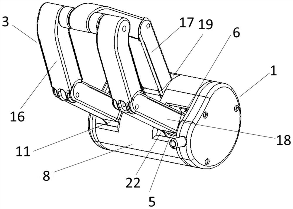 Contact type artificial anal sphincter prosthesis limit protection switch device