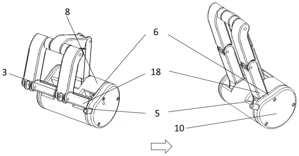 Contact type artificial anal sphincter prosthesis limit protection switch device