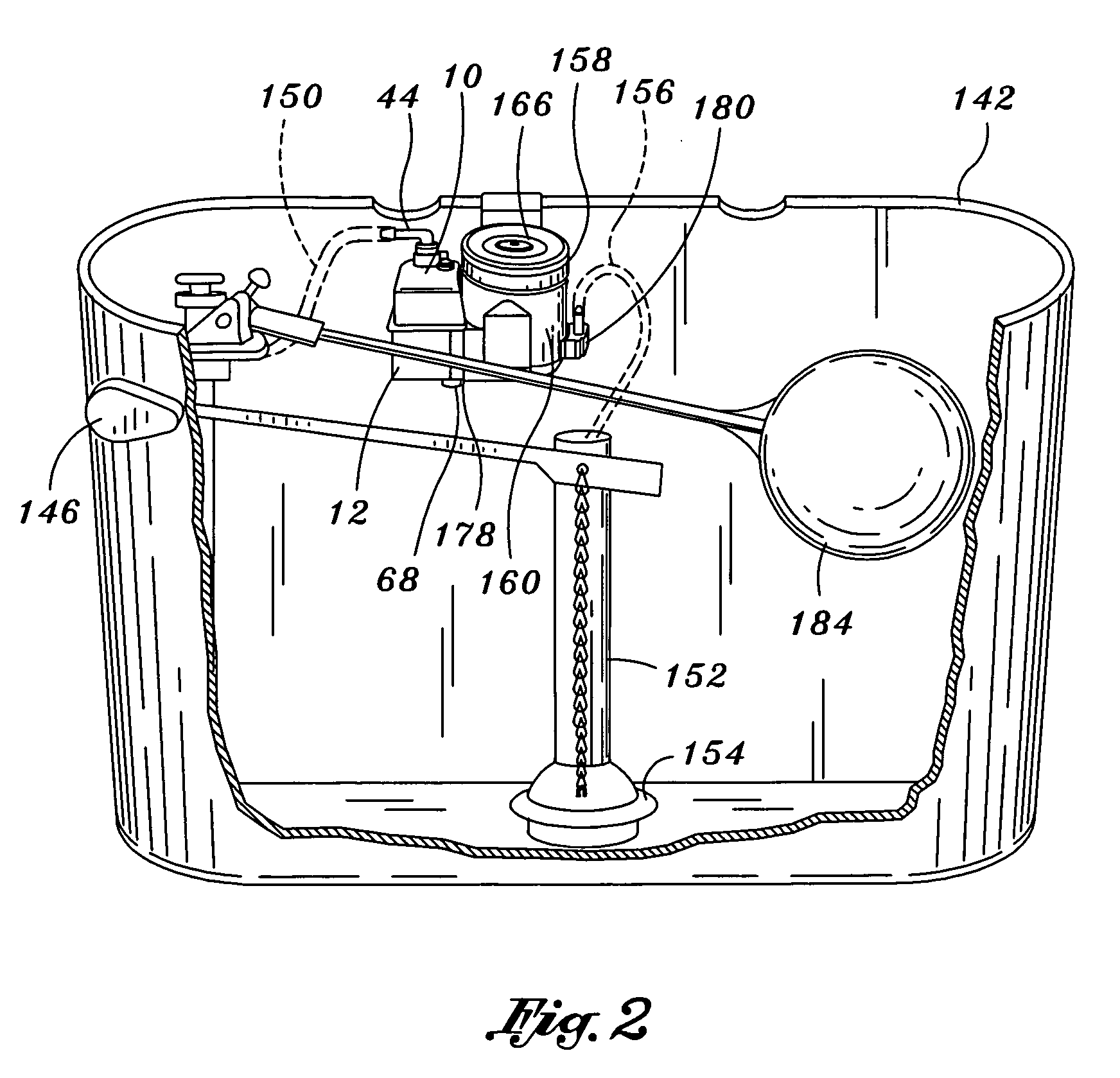 Automatic cleaning assembly for a toilet bowl