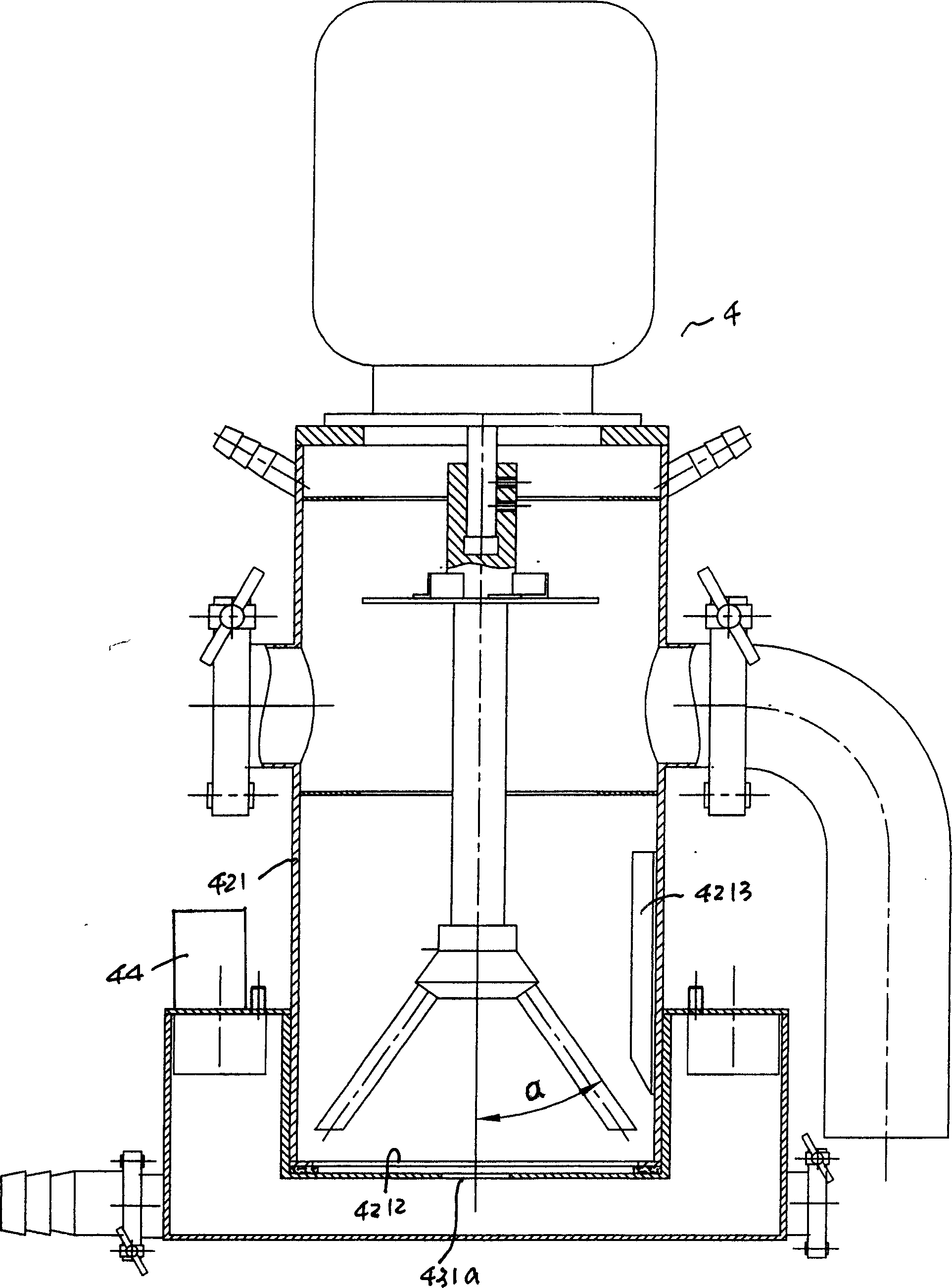 Combined type sensor devices and quantitative degassing apparatus