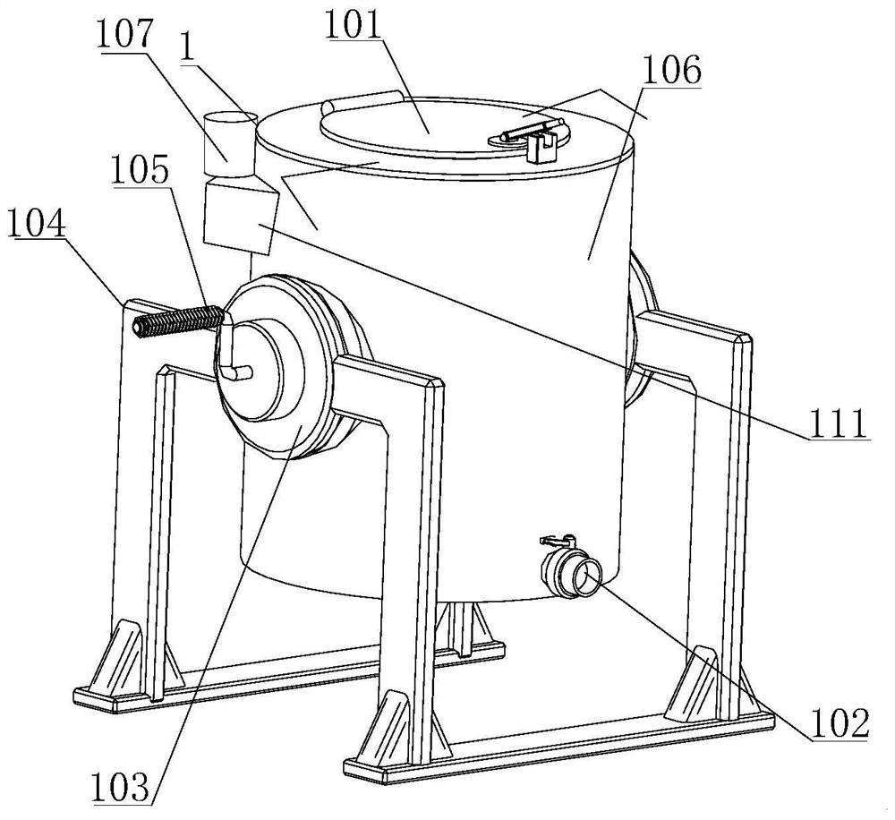 A cleaning device that can clean the crevices of field snails