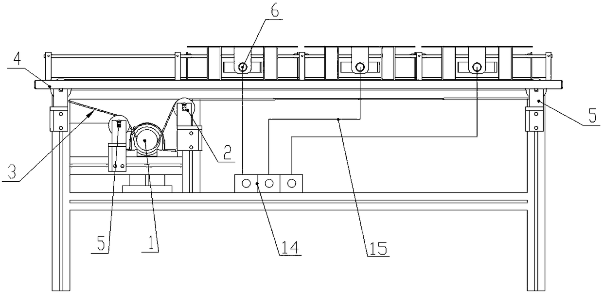 Novel automatic buffer table for finished tobacco rods