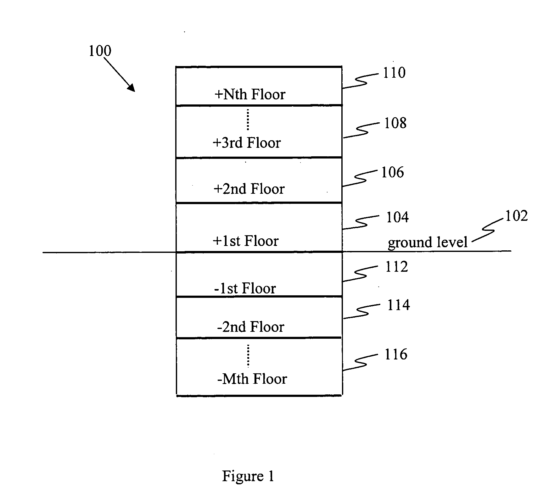 Barometric floor level indicator