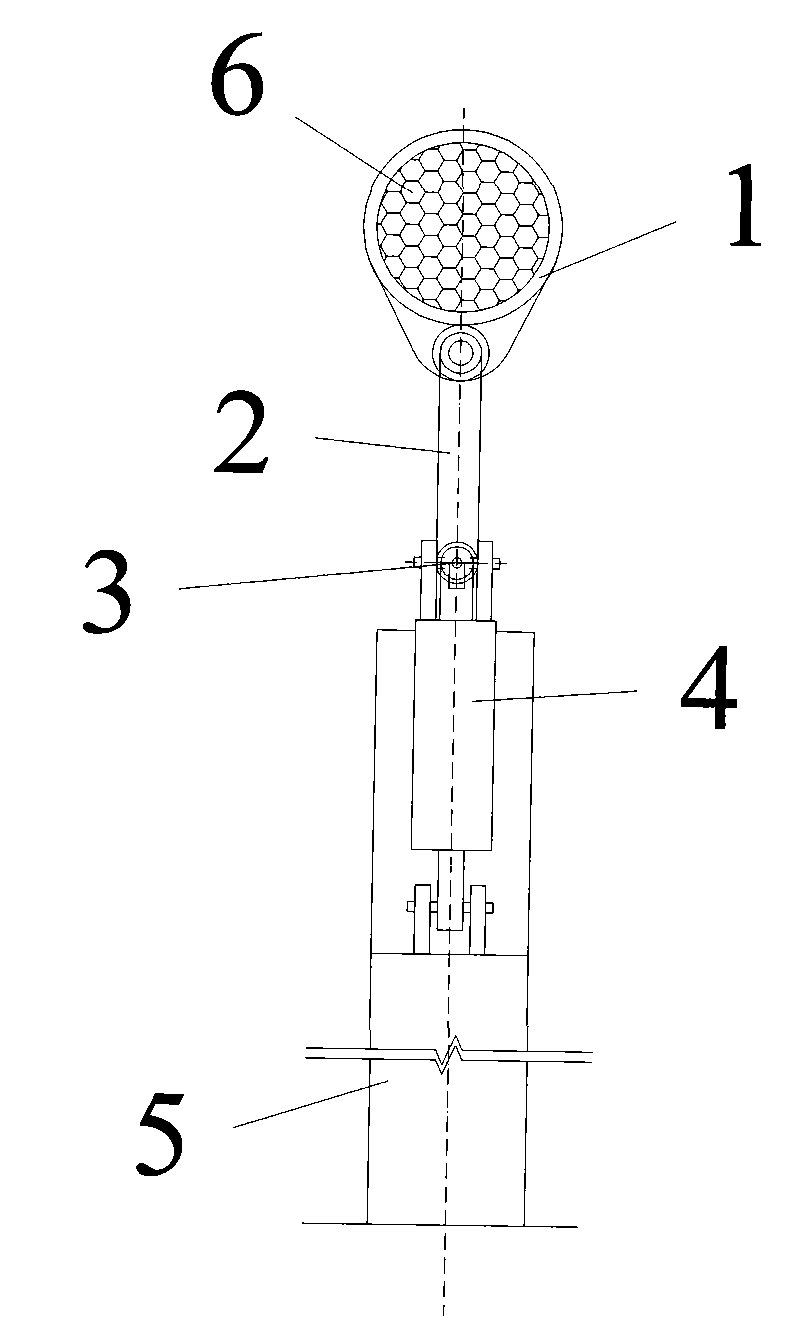 Lever-type gain device for damper