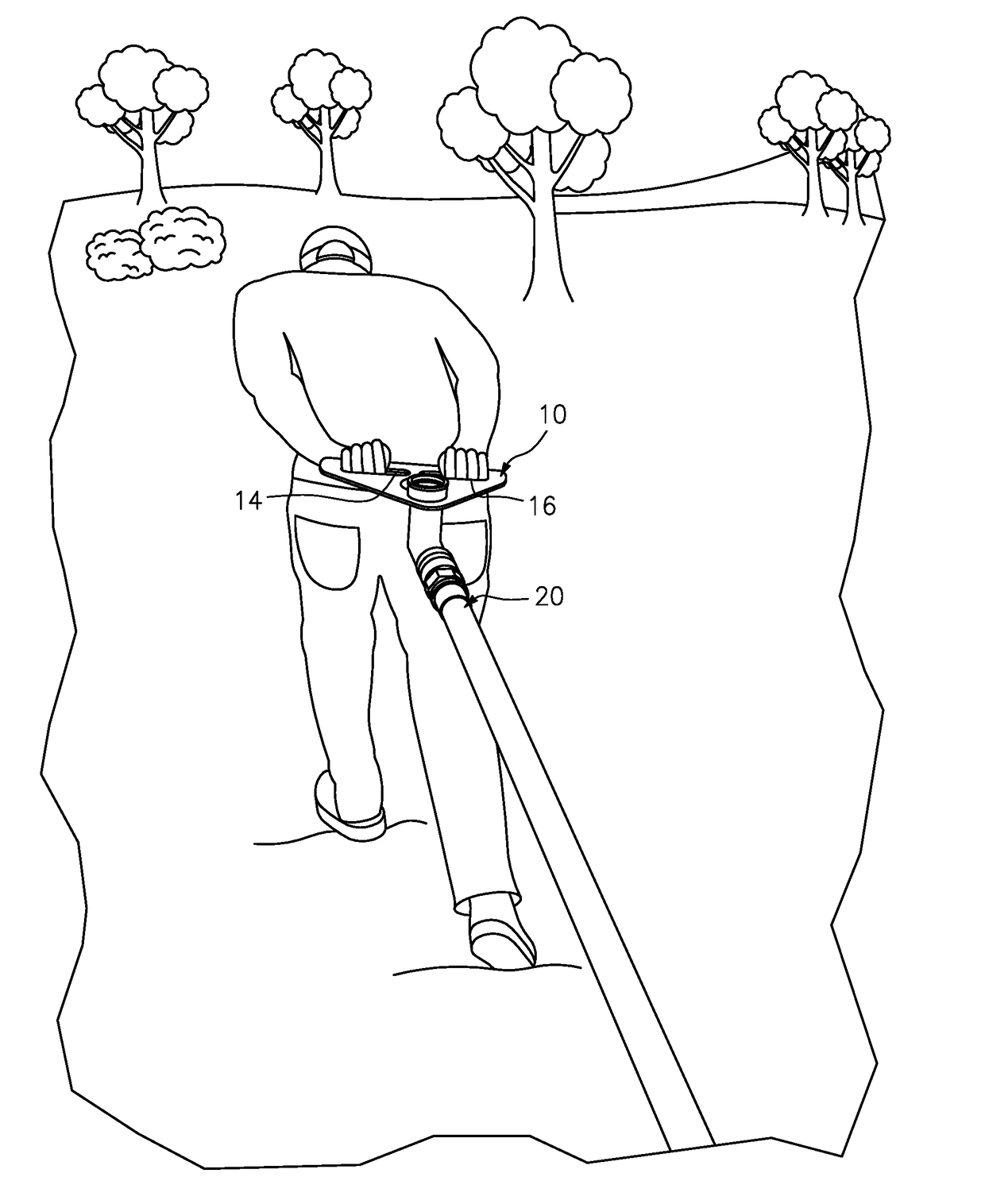 Hose puller and method