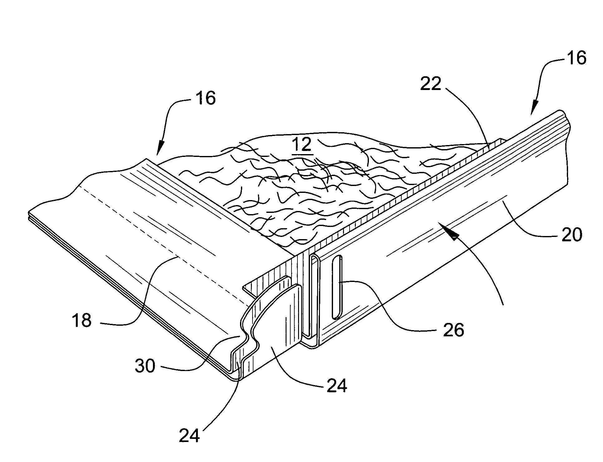 Foldable filter frame