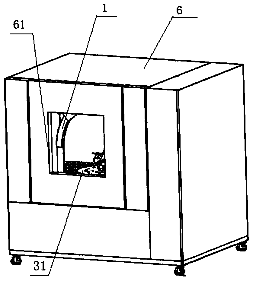 Test method for simulating sunlight focusing-induced scorching