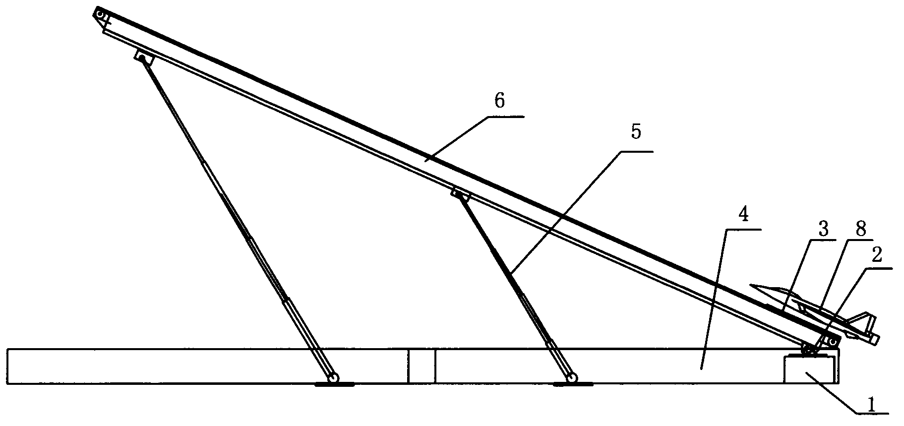 Pneumatic multipurpose land-based catapult launch training device of shipboard aircraft on aircraft carrier