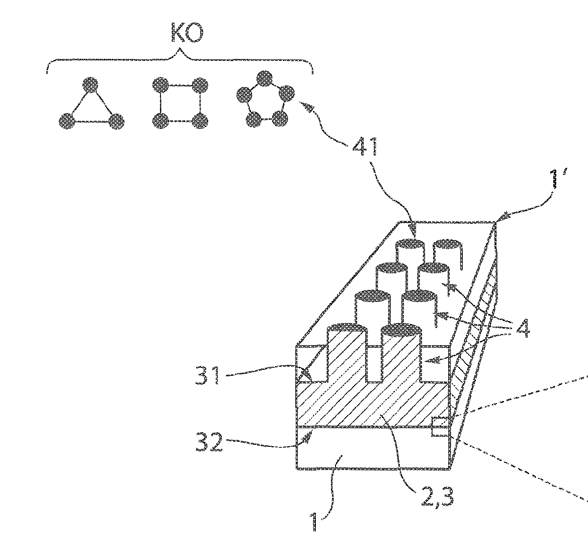 Implantable electrode configuration