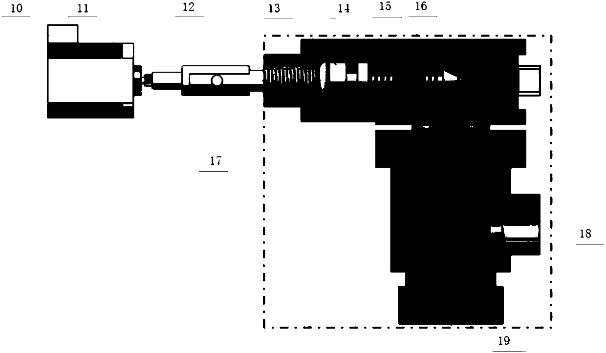 Variable-frequency, high-precision and ultrahigh-hydraulic pressure control loading system and method