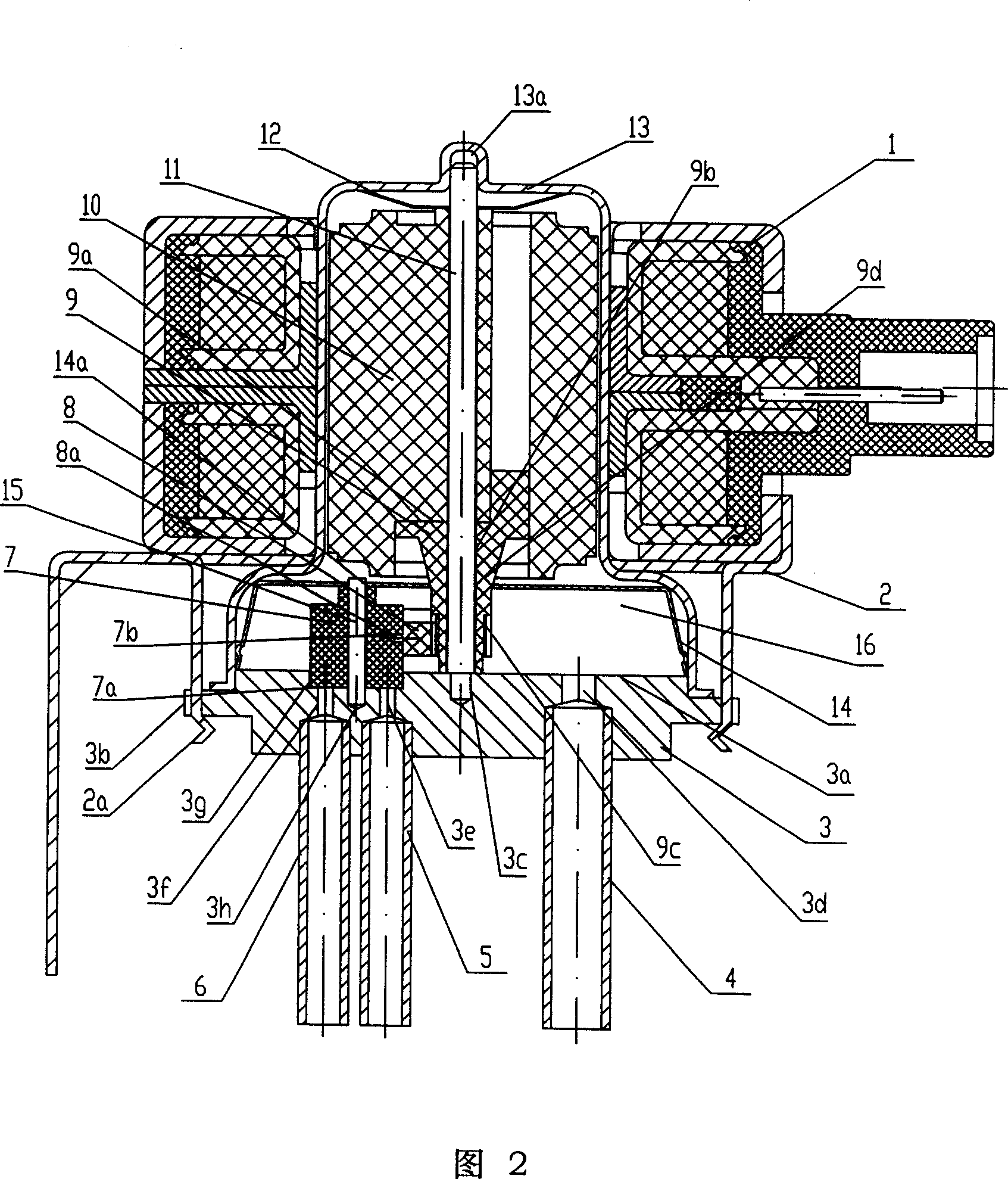 Electromagnetic sliding valve