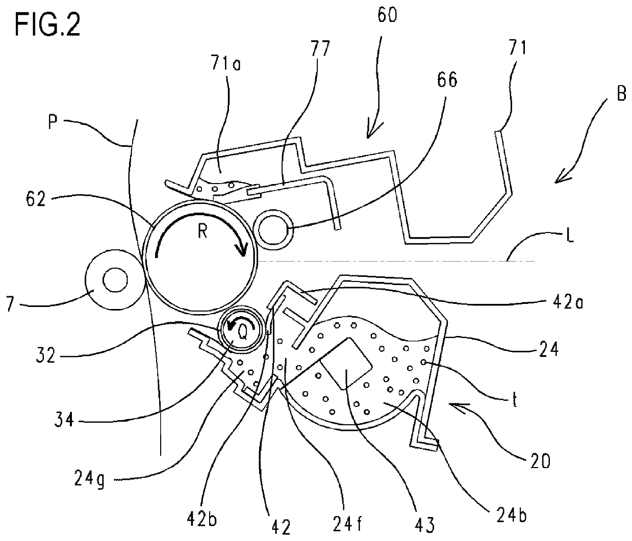 Separation holding member, cartridge unit, and packaging body