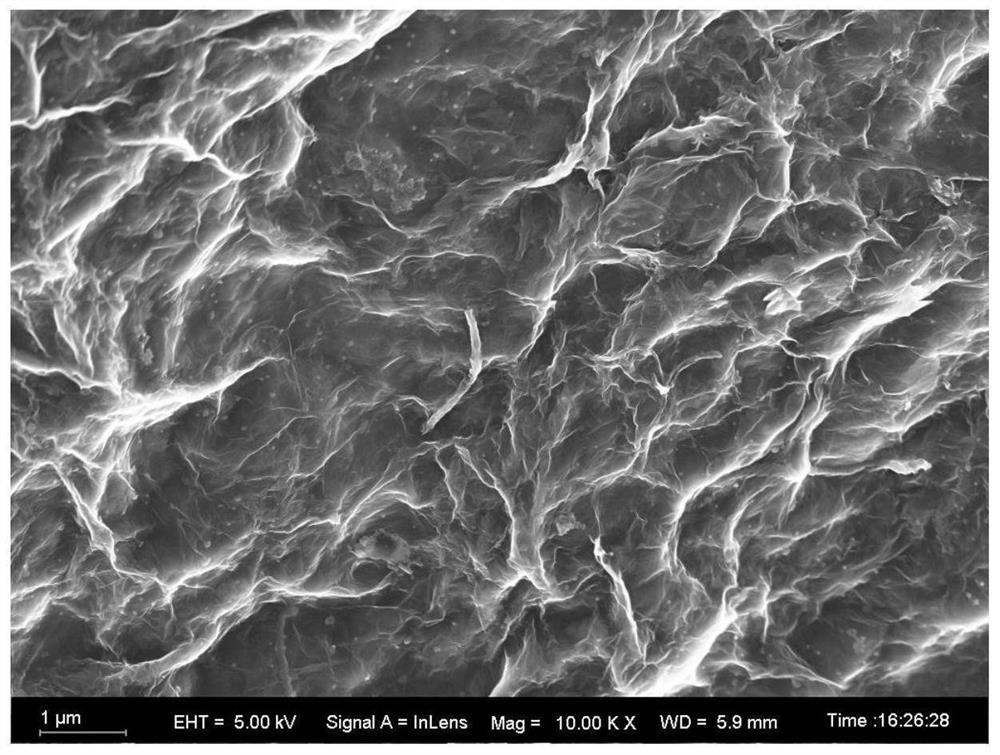 Preparation method of N-doped graphene/graphene nanobelt composite aerogel