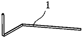 Preparation method of hip joint bone cement interposition and special bending machine thereof