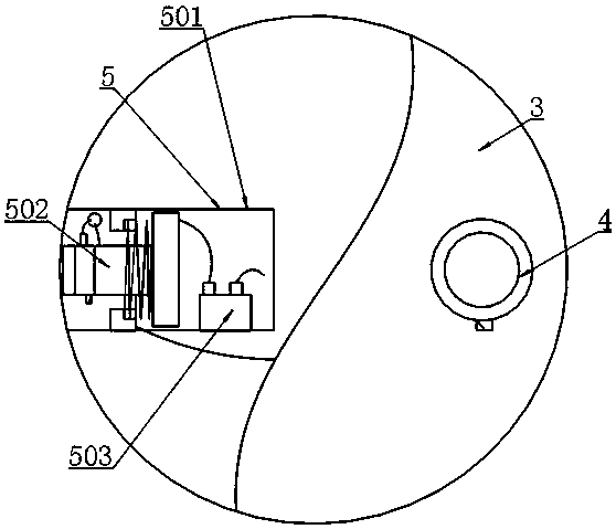 Efficient cleaning and drying device for chemical experimental apparatus