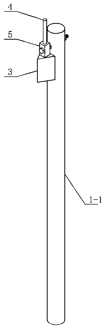 Power braking rod capable of realizing post switch five-protection interlocking