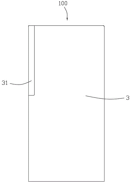 Display device and door body and household electrical appliance provided with same