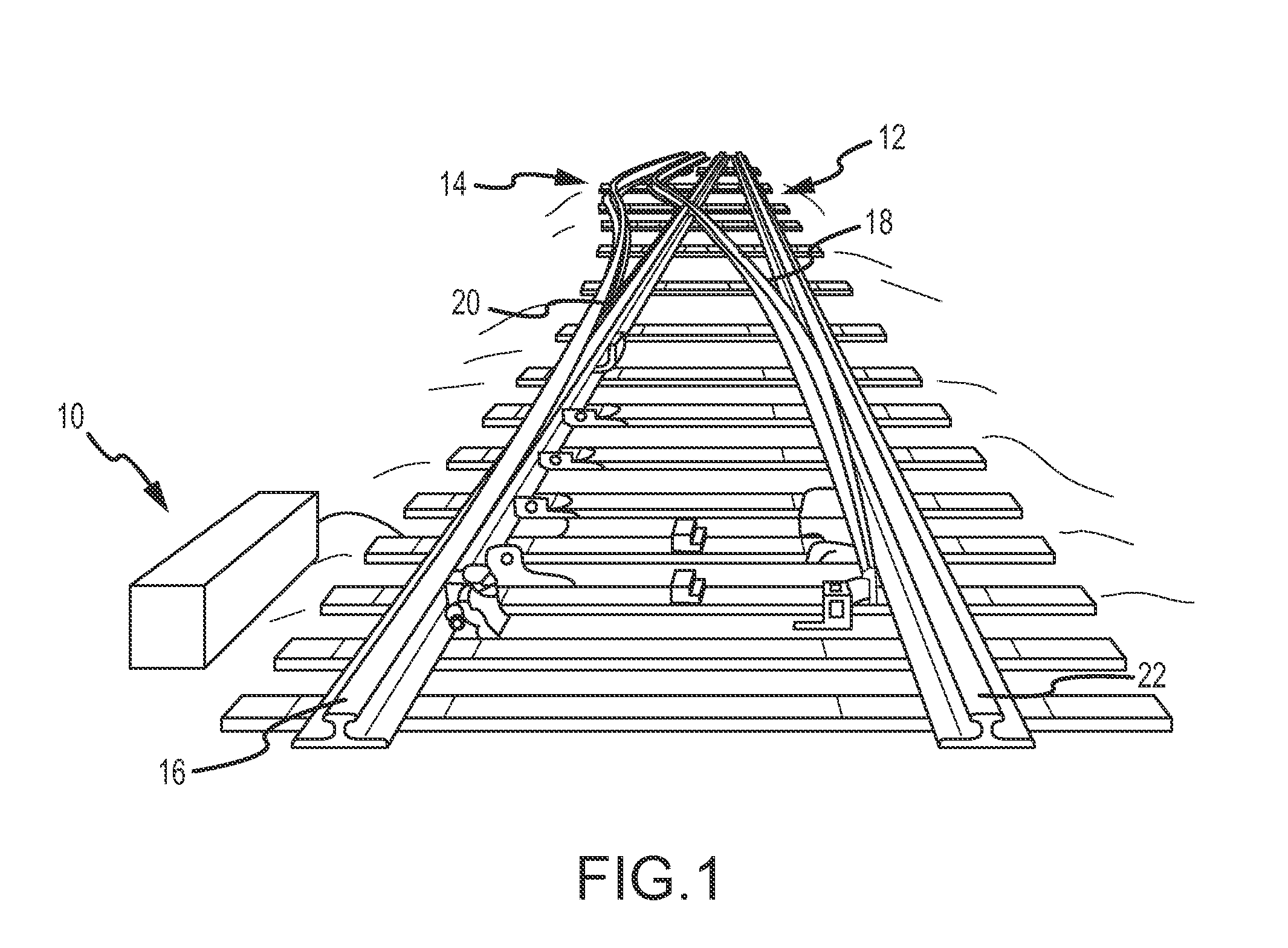 Railroad signal line attachment clip