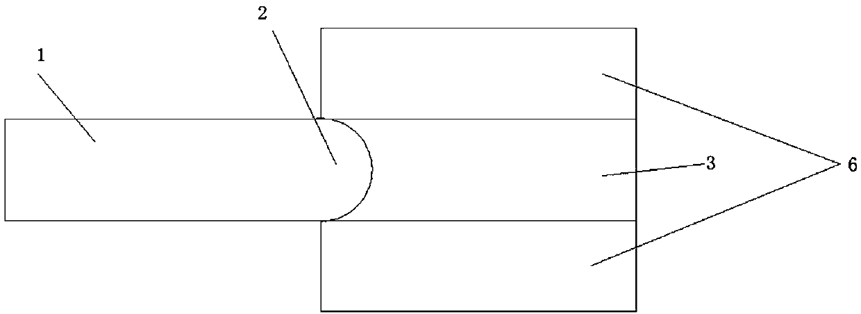 Butt coupling detector and method for manufacturing butt coupling detector