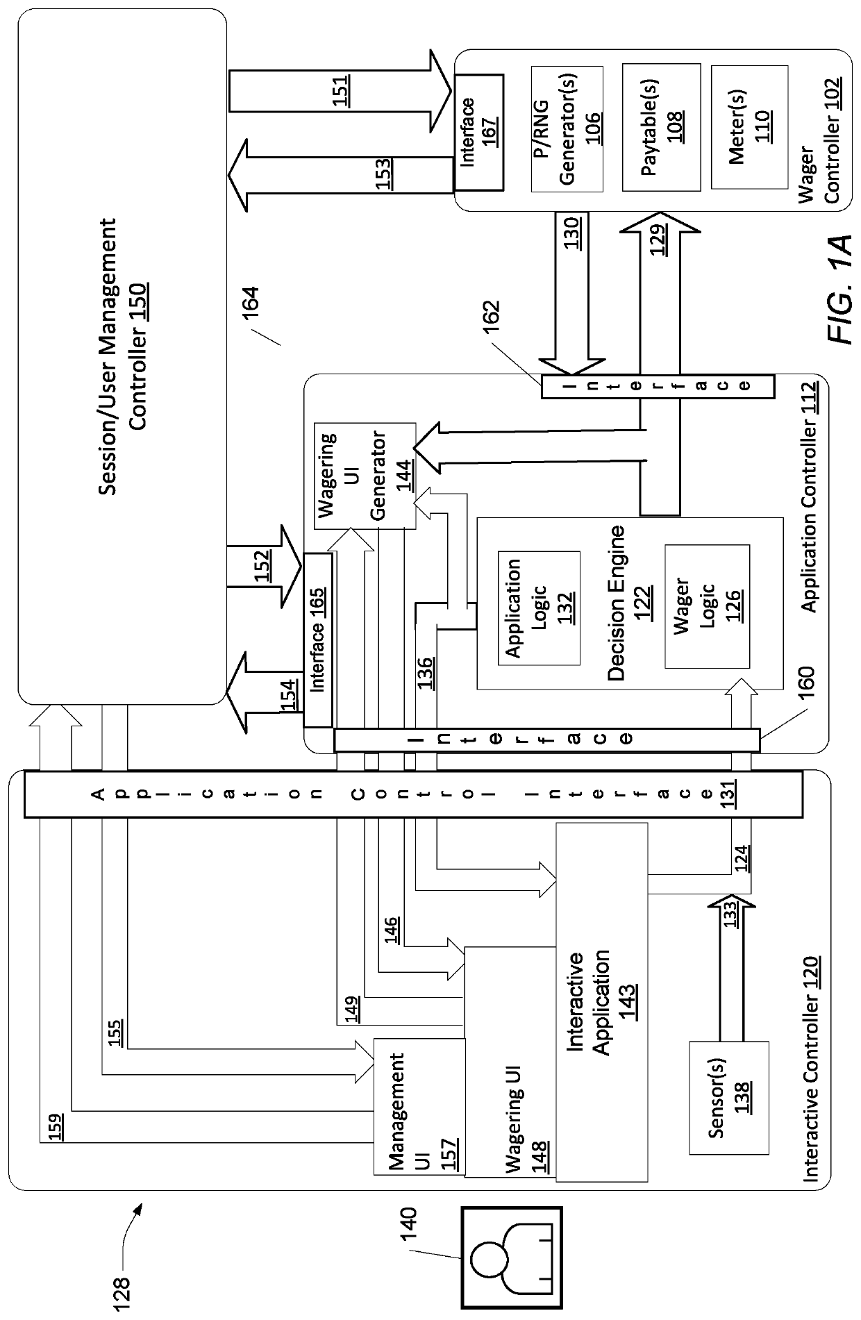 Interleaved wagering system with timed randomized variable