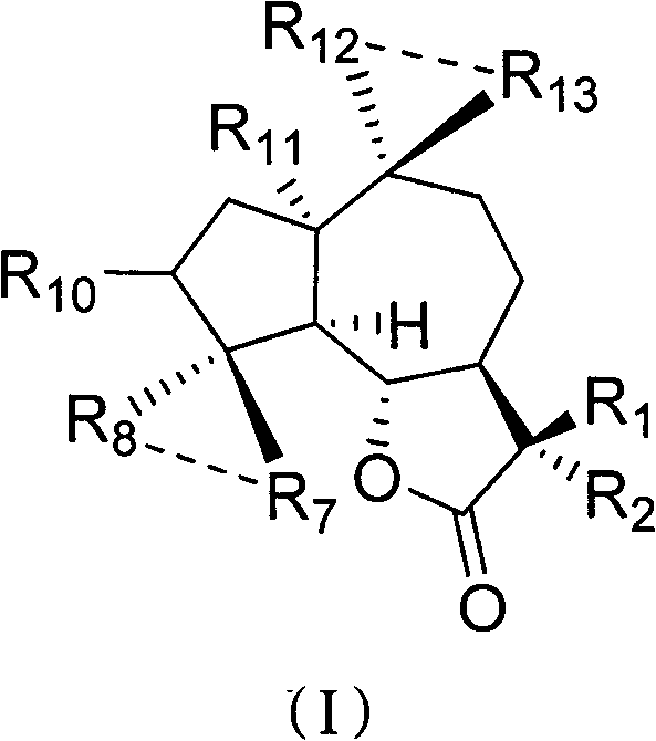 Applications of sesquiterpene lactone compound and derivative of sesquiterpene lactone compound in treatment of diabetes