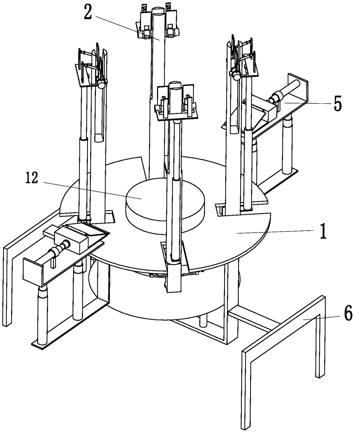 Automatic measurement robot for clutch disc group