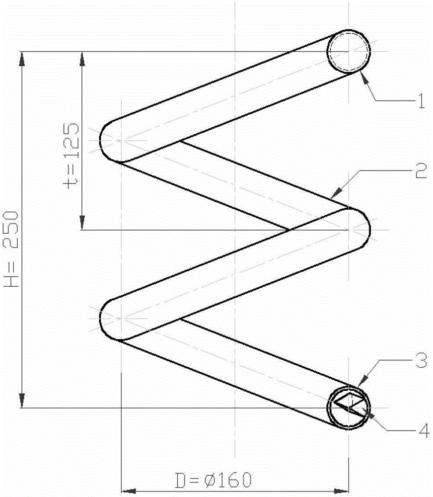 Finned spiral tube