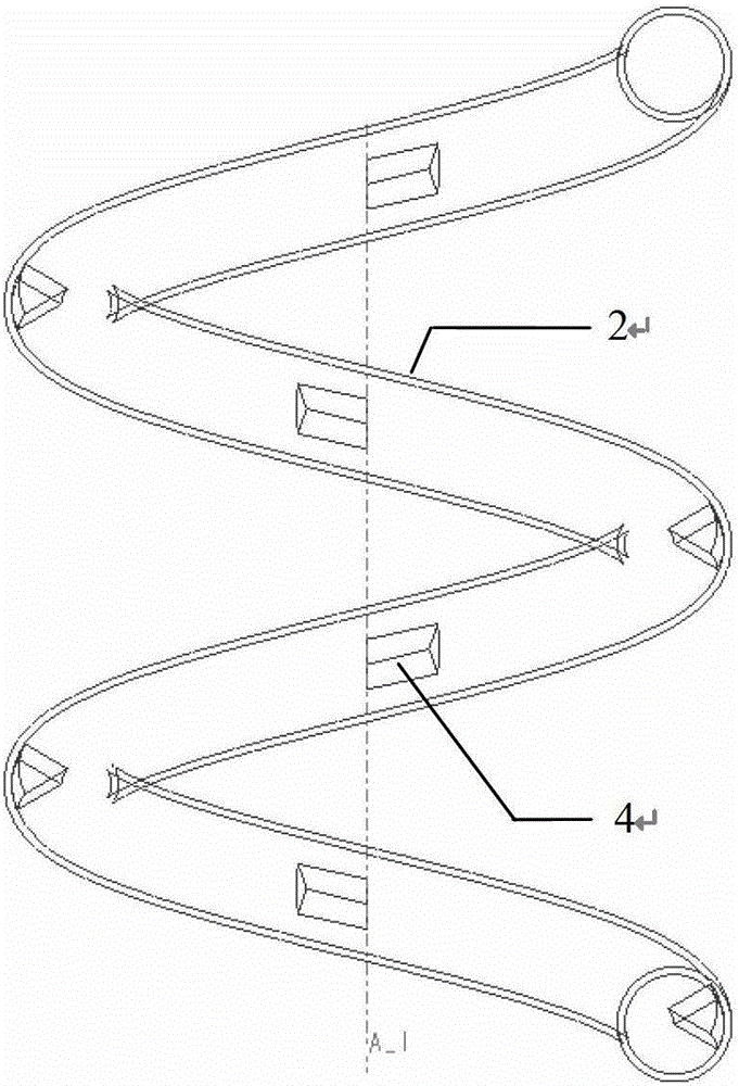 Finned spiral tube