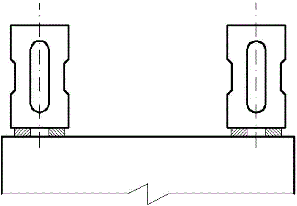 Rail holding type electromagnetic suspension track traffic box girder