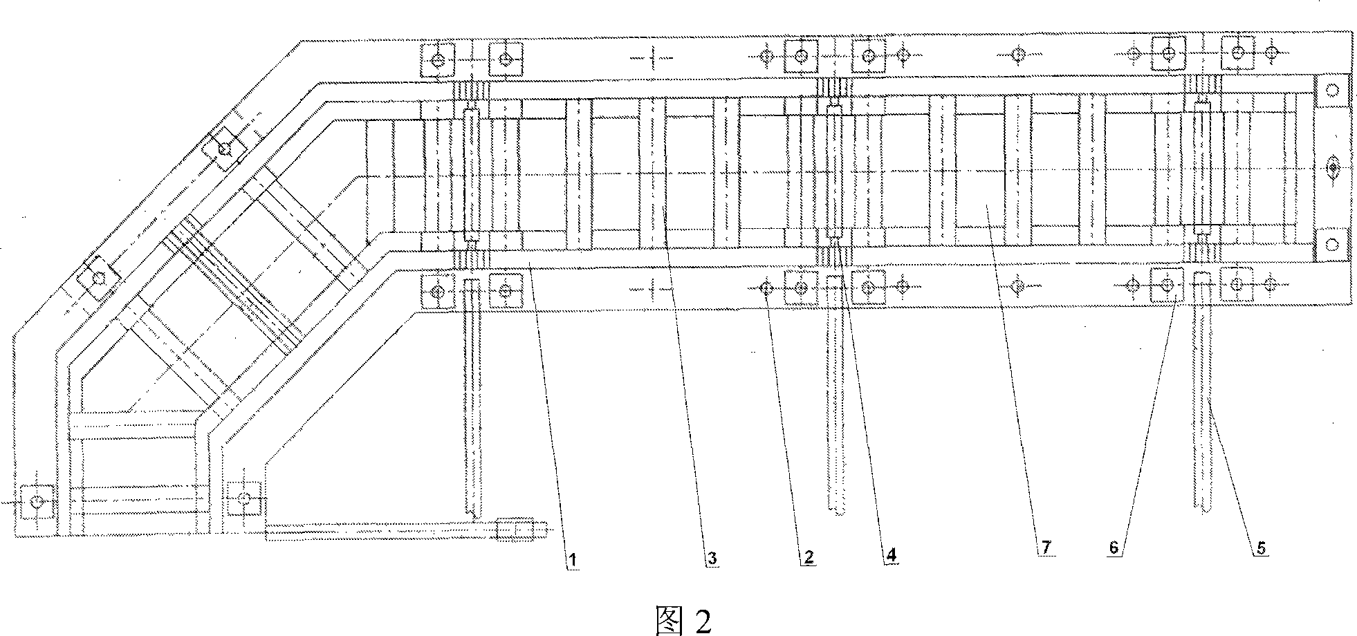 Assembled blast wall and inverted type road lunge combination protection device