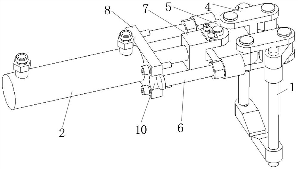 Grabbing structure for automatically grabbing pipe rod, lifting device of grabbing structure and equipment thereof