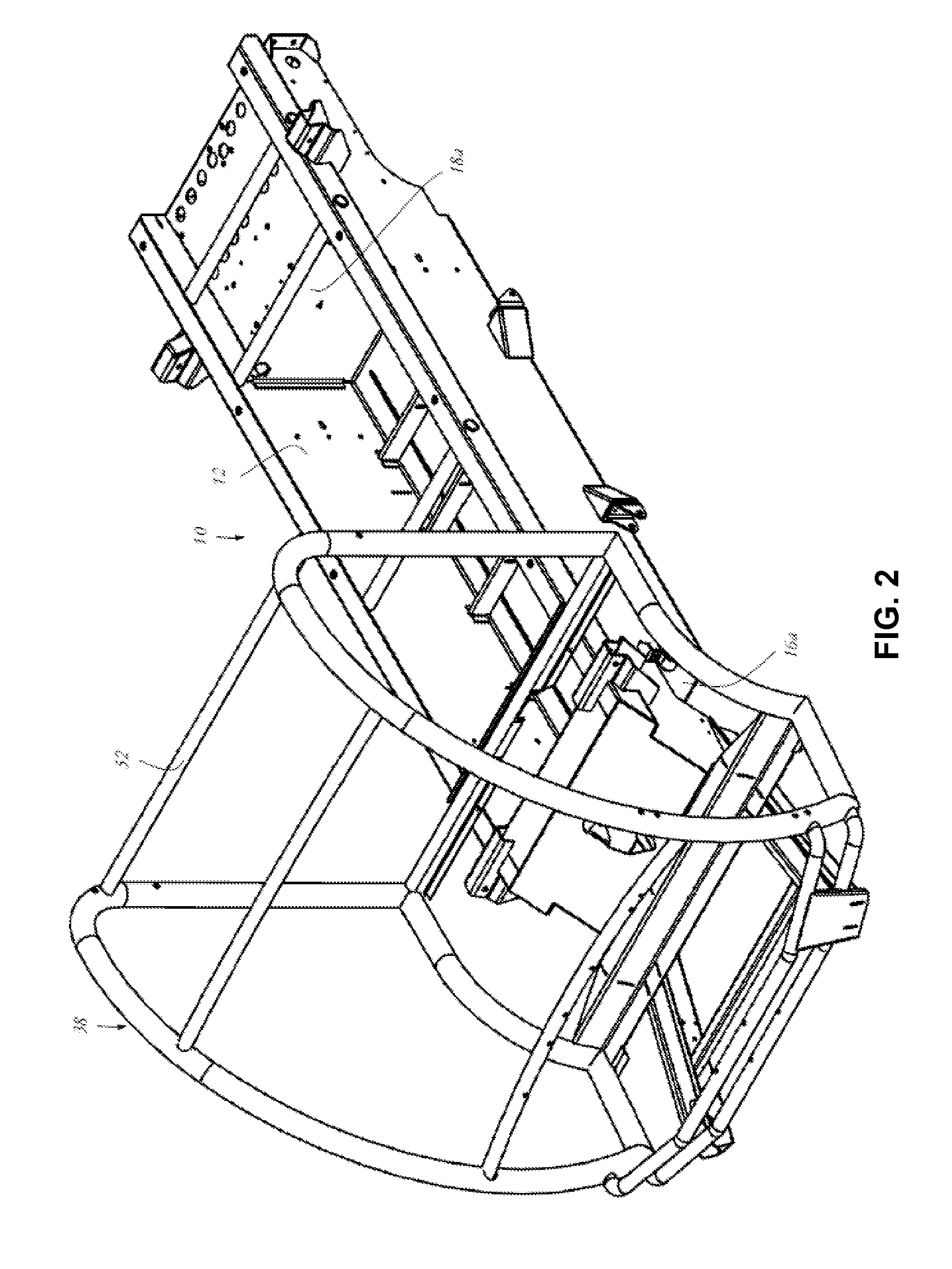 Vehicle monocoque body assembly