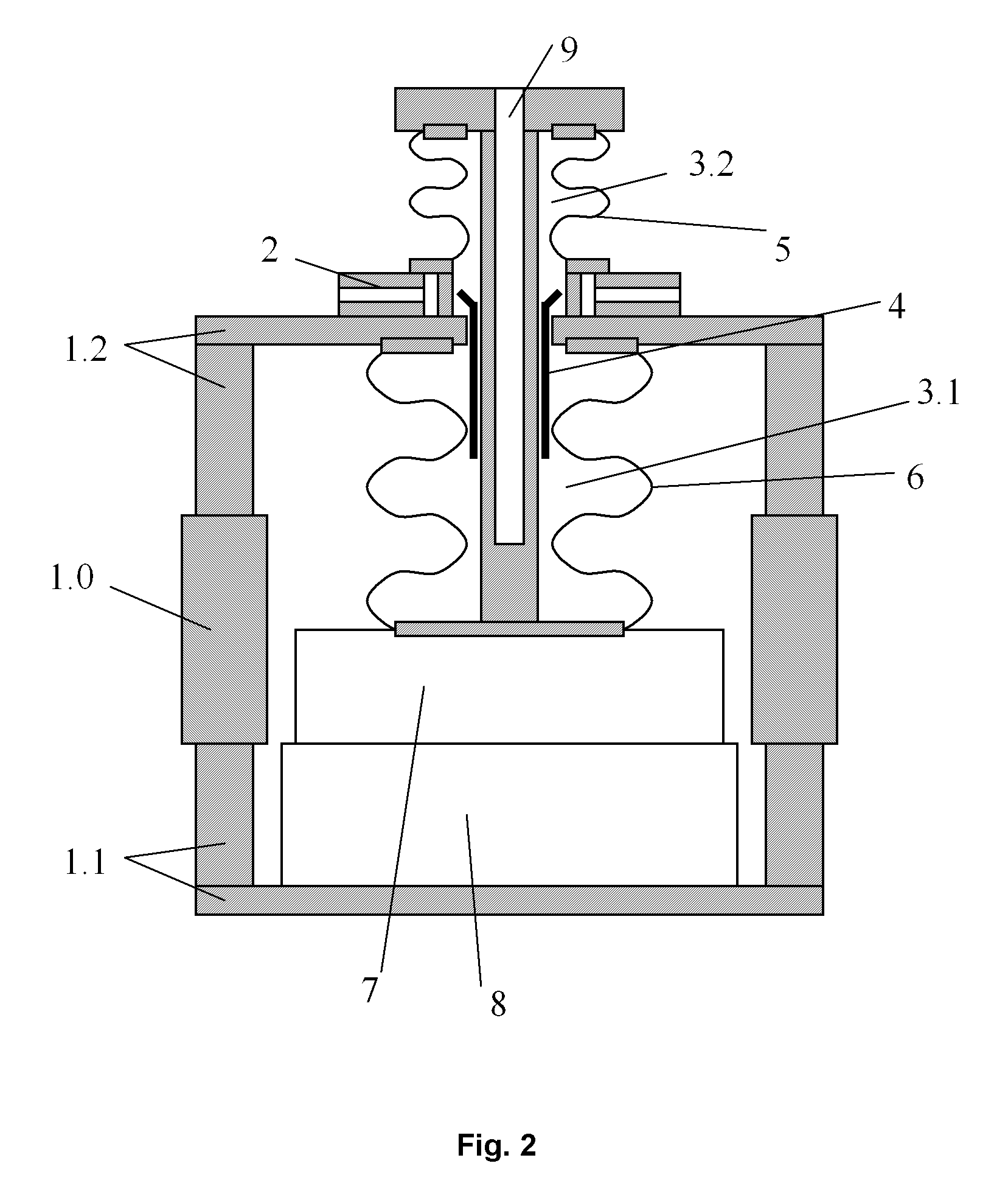 Cooling system for a variable vacuum capacitor