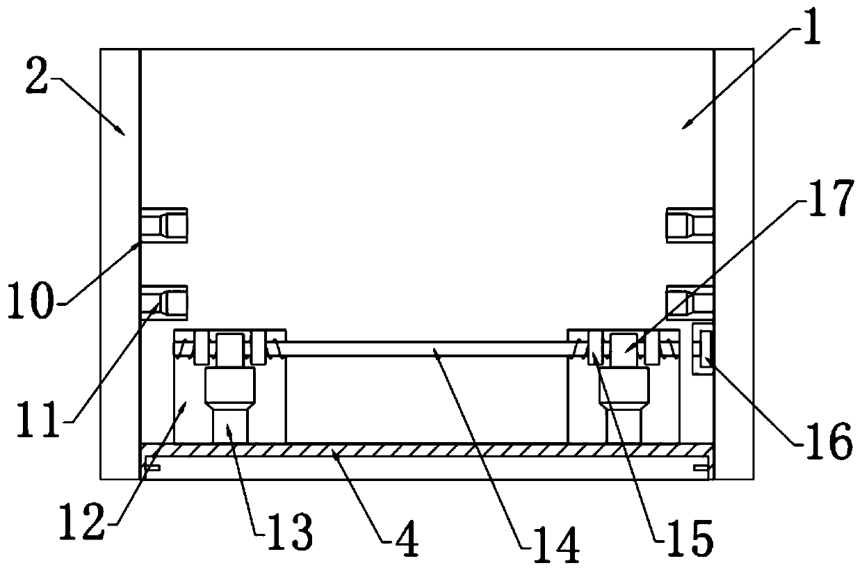 LED display screen and supporting device thereof