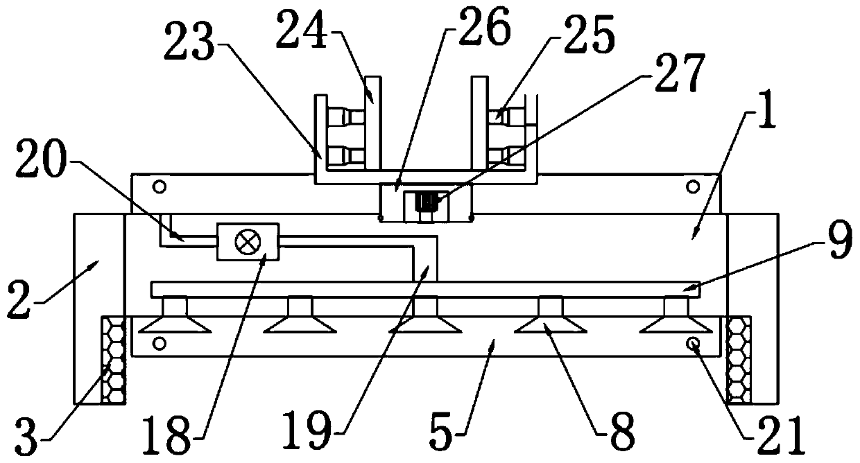 LED display screen and supporting device thereof