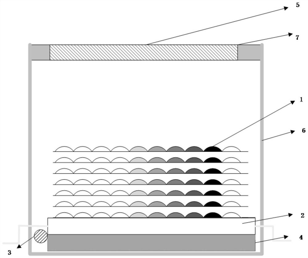 InGaAs multi-linear array photosensitive chip and application thereof