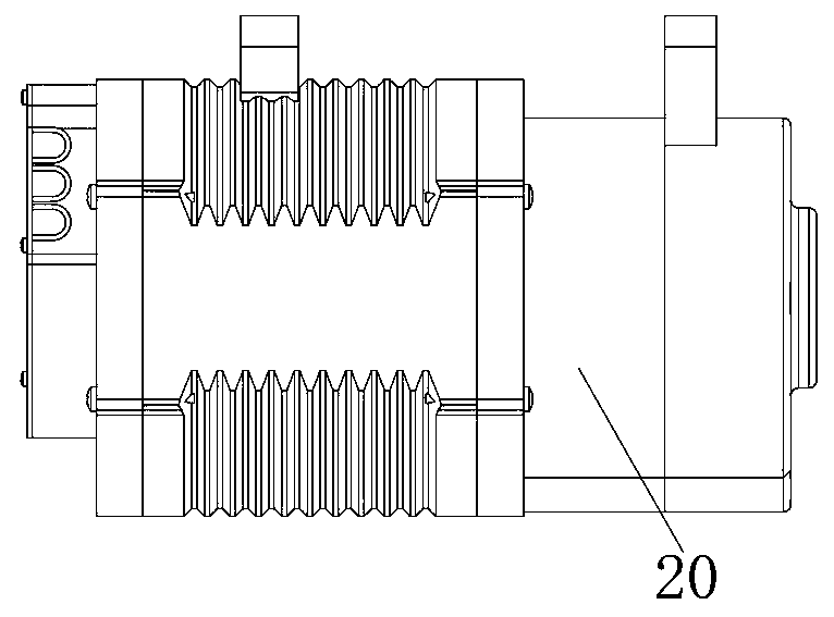 64-pole switch reluctance motor integrating CVT (continuously variable transmission)