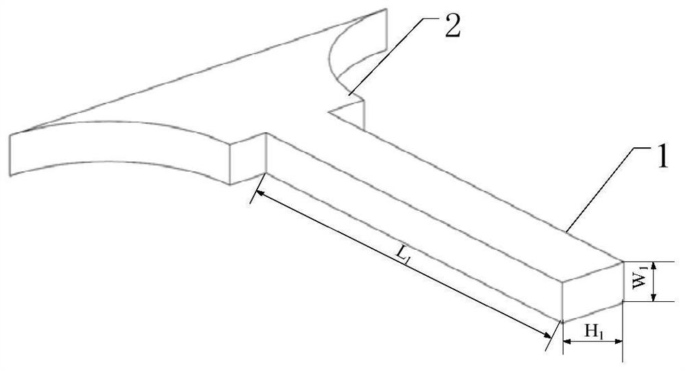 Fabrication method of terahertz metal-coated hollow rectangular waveguide combination