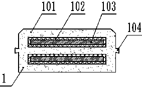 A gas explosion-proof partition for underground