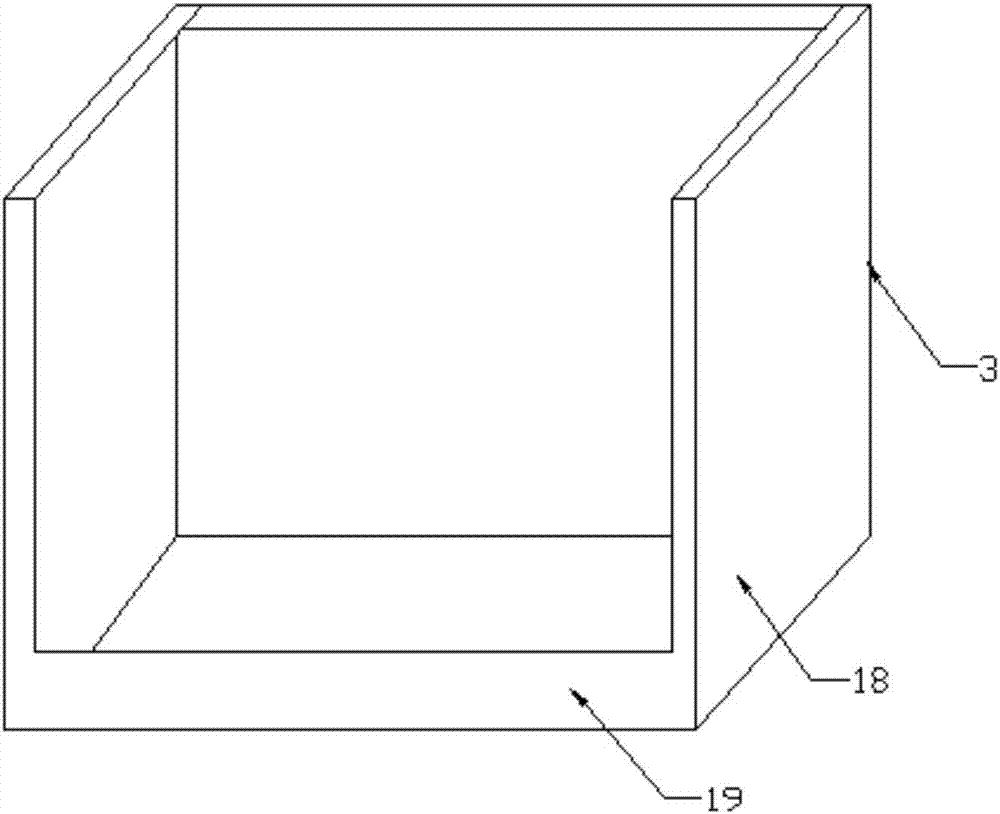 Convenient type multifunctional telescopic TV bench