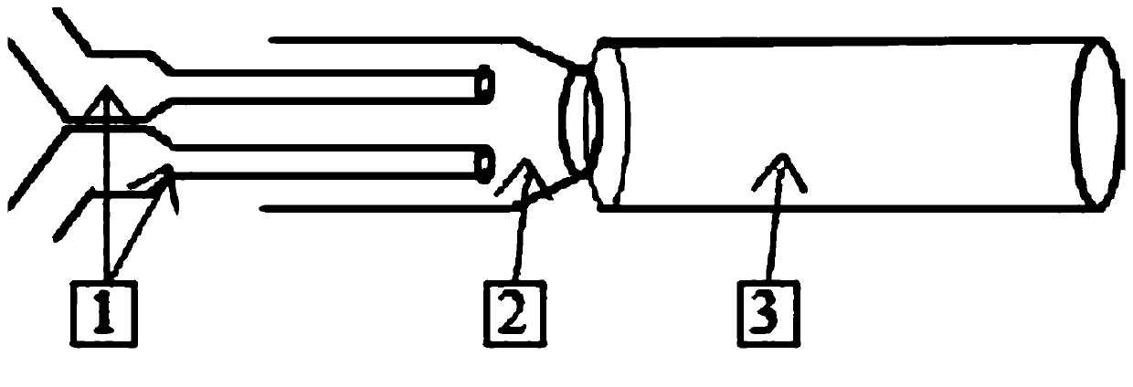 Preparation method and application of bionic multi-component fiber