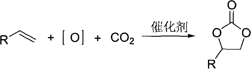 Cyclic carbonate compound and synthesis method thereof