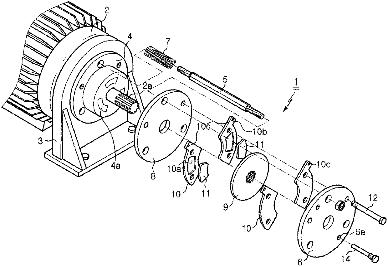 Electric brake motor