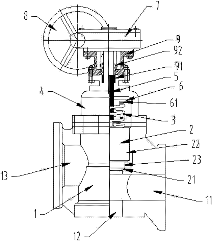 High-pressure valve capable of being quickly regulated