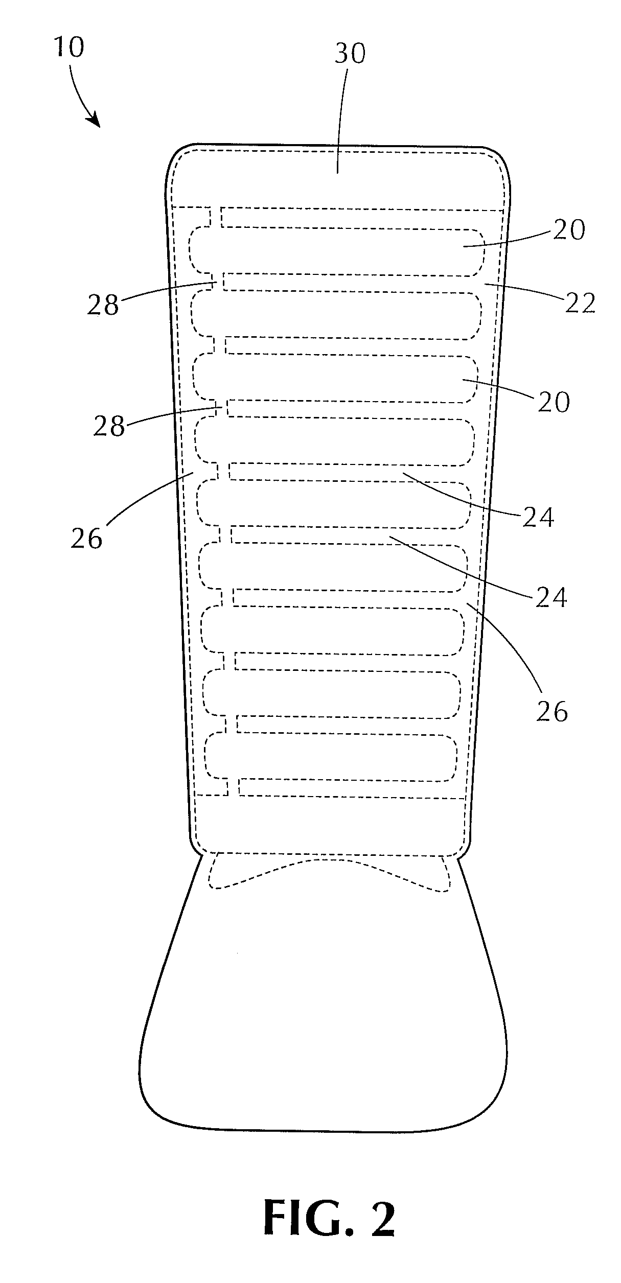 Sport sock with integral shin guard