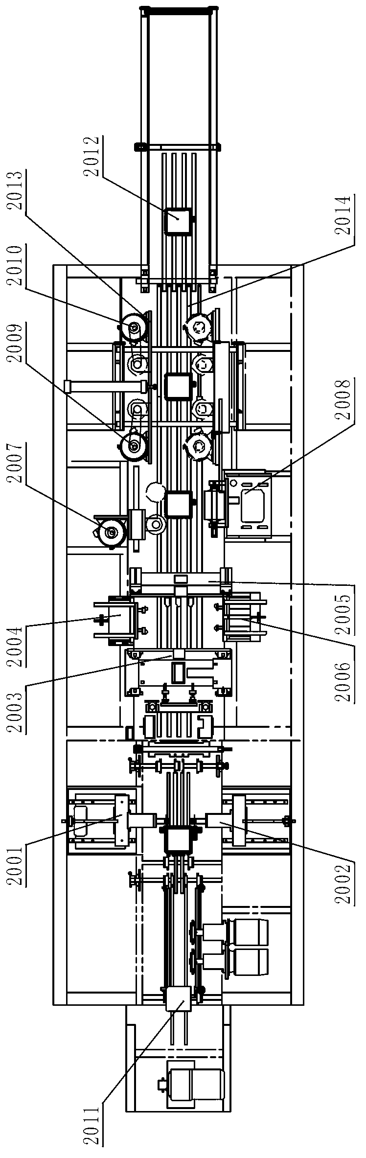 Automatic lug brushing-cutting and frame-brushing machine for storage battery plate