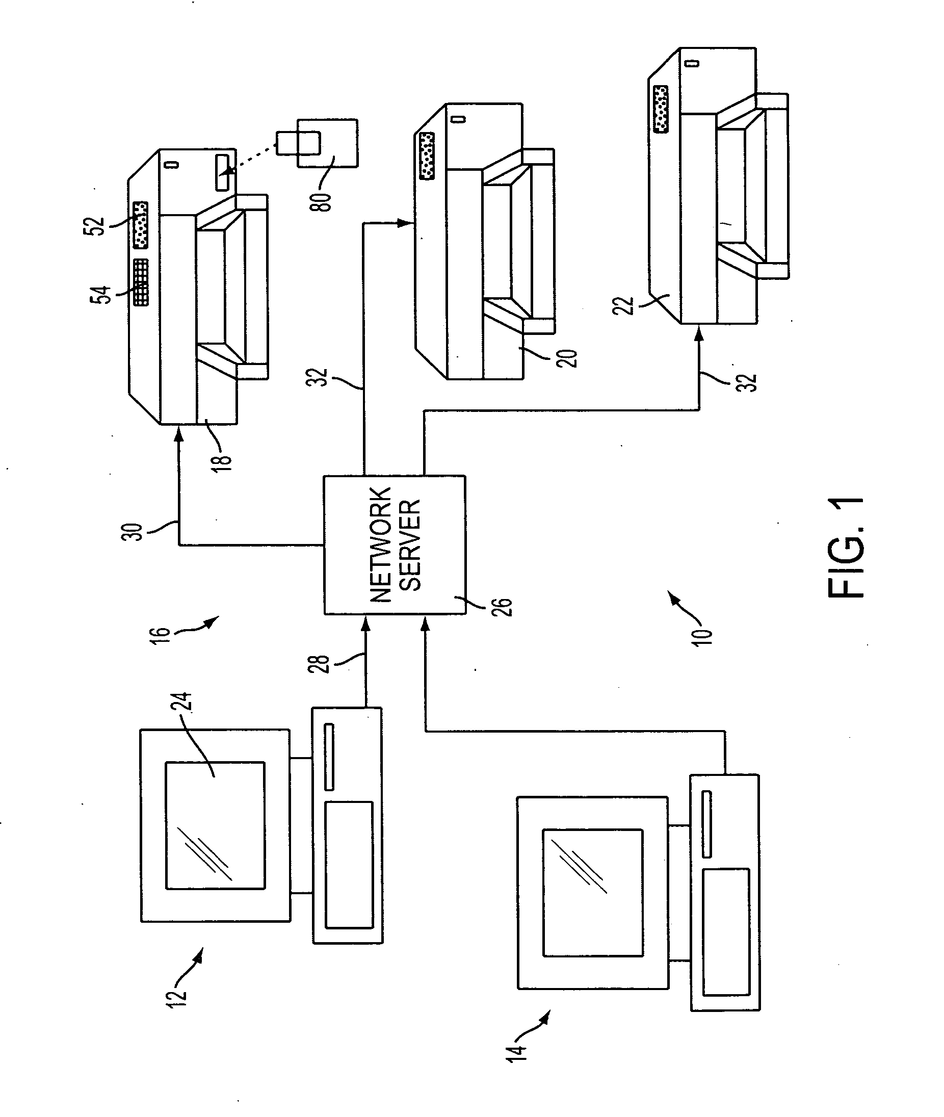 Broadcast secure printing system