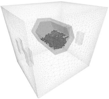 Simulation method for improving thickness uniformity of roll coating film of bolt fastener