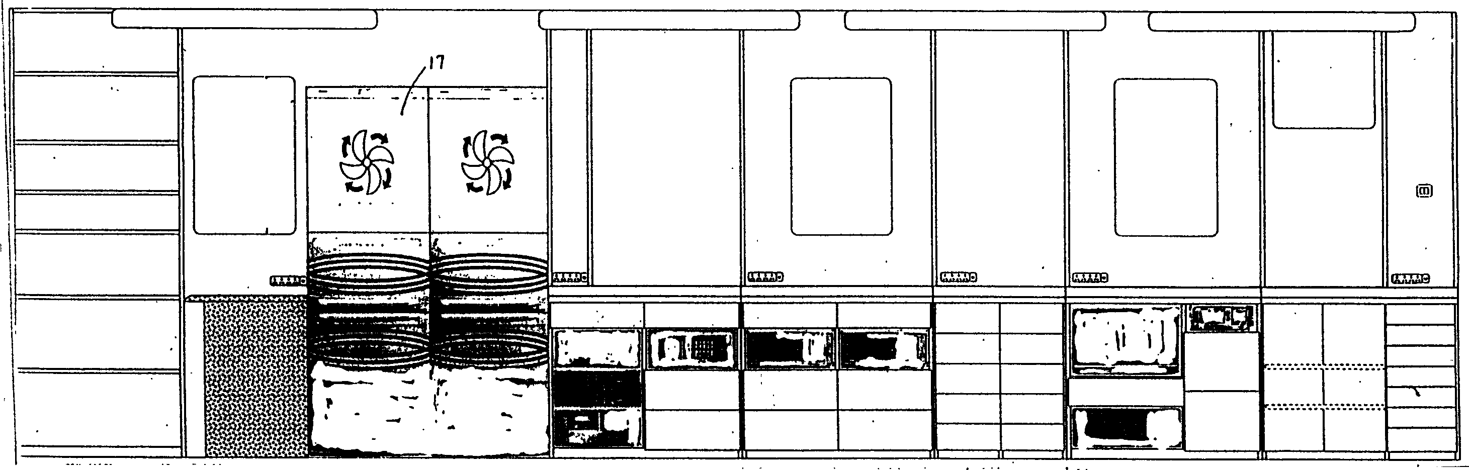 Sea shore ocean vehicle carrying moving laboratory